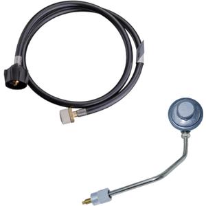 Qfire Regulator and Propane Hose Kit Replacement Compatible with Blue Rhino Razor GGC2030M 25 Inch Outdoor 2 Burner Portable LP Propane Gas Grill Griddle Qfire Regulator and Propane Hose Kit Replacement Compatible with Blue Rhino Razor GGC2030M 25 Inch Outdoor 2 Burner Portable LP Propane Gas Grill Griddle