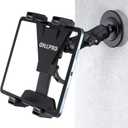 OHLPRO Tablet Wall Mount, Sticky iPad Holder, Damage-Free Adhesive Wall Dock for iPad, Galaxy Tab, and 7-11" Tablets, 360 Rotation Tablet Holder for Car, Bed, Yoga, Kitchen