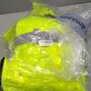 SKSAFETY High Visibility Reflective Jackets for Men, Waterproof Class 3 Safety Jacket with Pockets, Hi Vis Yellow Coats with Black Bottom, Mens Work Construction Coats for Cold Weather, 2XL, 1 Pack  