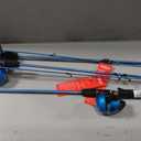 Zebco Slingshot Spincast Reel and Fishing Rod Combo, 2-Piece Fishing Pole, Right-Hand Retrieve, Pre-Spooled with 10-Pound Zebco Line