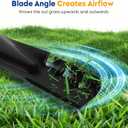 Aeagle 942-04290-X Mulching Blades for Cub Cadet XT1 LT46 XT2 LX46 ZT1 46 KH RTZ46 L46 LTX 1045 1046 46 inch Zero Turn Lawn Tractor 942-04244A 942-04244A-X 942-04290, 6 Point Star, 2 Pack Black