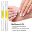 Rejuvenation Nail Growth Oil, Nail Oil For Growth And Strength Rejuvenation,Nail Strengthener and Growth with Nails File (2PCS)