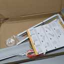 Window Air Conditioner Side Panel with Adjustable Frame, Adjuatable Window AC Accordion Filler Kit for Window AC Units 14000~22000 Btu, Window AC Insulation Side Panels with Frame