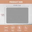 Stove Top Mat for Electric Stove, Heat Resistant Silicone Stove Cover Mat, 28 x 20 Inch Stove Guard Stove Top Protector for Cooktop, Dish Drying Mat for Kitchen, Glass Oven Induction Guard Mat (Gray)