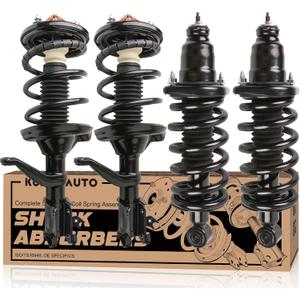 KUIPERAUTO Front Rear Complete Struts Assembly 171101R 171101L 172135 172136 Compatible for 2003-2011 Honda Element Replacement Coil Spring Shocks Absorbers (4PCS)