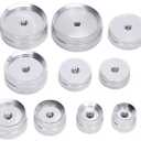 Watch Dies Kit, 25pcs Capping Machine Dies Watchmaker Tools Watch Back Case Closer Dies Watch Press Tool Watch Repair Press Presser Closer Repair Watch Press Tool Set for Watchmaker