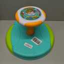 Dinosaur Sit and Spin Toys for Toddlers 1-3, 360 Toddler Spinning Seat with LED Lights and Music Christmas Birthday Gift for 1 2 3 Years Old Boys Sensory Toys Toddler Activities (Blue)