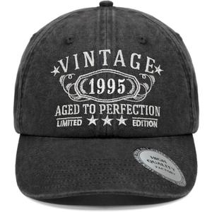 1926-1996 Birthday Gifts for Men Women,Personalized 30th-100th Birthday Ideas Gift,Parents Vintage Hat