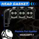 3.7 Full Gasket Set w/Head Bolts Fit for Dodge Jeep 2005-2009 HS26229PT-1