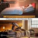 MY BEAUTY LIGHT LED Strip Lights Warm White,32.8ft Dimmable LED Light Strip with RF Remote,600 Bright 3000K 2835 LEDs,Plug-in Adhesive Rope Lights with Timing Mode for Living Room Bedroom Kitchen