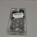 CHICTIE Black Shower Curtain Hooks Rings,Set of 12 Decorative Shower Hooks for Shower Curtain,Premium Rust Resistant Metal Shower Hangers Hooks for Bathroom Rods