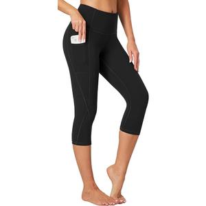 Heathyoga Capri Leggings For Women High Waisted Capri Leggings With Pockets For Women Tummy Control Yoga Pants Women M