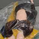 Man in the Yellow Hat Costume, Yellow Hat with Polka Dot Tie Stuffed Monkey for Men Women for Halloween Cosplay Dress Up