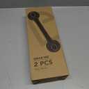 2 Pack 16 Inch Elderly Heavy Duty Shower Handle, Seniors Grab Bars for Bathtubs, Suction Cup Removable Handrails, Safety Bathroom Grip for Handicap (Light Gray)