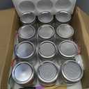 Encheng 12 Pack 32oz Wide Mouth Mason Jars with Lids and Bands,Clear Glass Canning Jars for Fermenting,Preserving,Quart Size Large Mason Jars for Jam,Pickling,Meal Prep,DIY Crafts