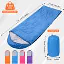 Macarrie 4 Pcs Bulk Sleeping Bags for Adults 0 Degree Waterproof Backpack Bags with Compression Sack for Backpacking, Camping, Hiking, Emergency Shelters, approx. 83 x 30"