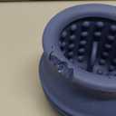 Treat Dispensing Dog Toy, Long-Lasting Interactive Puzzle Toys for Dogs, Stuffable Dog Enrichment Frozen Lick Treat Toy for Boredom, BPA Free Silicone Fetch Catch Chew Toy (Dark Blue,M)