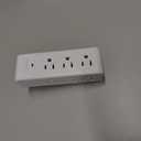 Surge Protector Outlet Extender with Rotating Plug, 9 AC Multi Plug Wall Outlet Expander, 1800J Wall Charger, 3-Sided Power Strip Electrical Plug Adapter Outlet Splitter for Home Office College Dorm