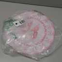 50 Pcs Pink Bow Paper Placemats 13.4 Inch Round Decorative Pink Bow Place Table Mats Disposable Placemats Mats for Table Setting for Bachelorette Bridal Shower Wedding Birthday Party Supplies