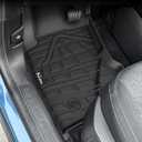 KARPAL Floor Mats for 2021-2026 Ford Bronco 4 Door (Not fit Sport & Rubberized Floor), All Weather TPE Protection Custom Fit Floor Liners, 1st & 2nd Row & Trunk Mat Ford Bronco Accessories Car Mats