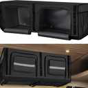 36" RV Overhead Soft-Sided Storage Cabinet, RV Organizer Storage Cabinet Compatible with Mercedes-Benz Sprinter, Ford Transit & RAM Promaster Vans, Black