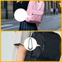 15PCS Nylon U-Shape Zipper Pulls, Heavy Duty Zipper Tags Replacement for Backpack, Luggage, Jacket, Purse & Travel Cases - Black White Gray (5PCS Each) - Zippers Cord Extensions