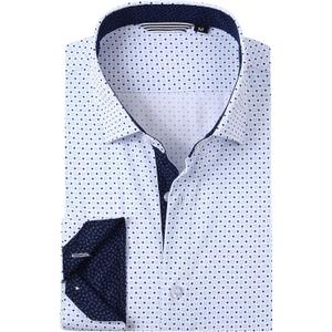 Alex Vando Mens Printed Dress Shirts Long Sleeve Regular Fit Button Down Shirt (L)