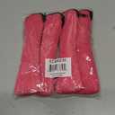 Travel Utensils Set with Case 4 Pack, Reusable Stainless Steel Portable Cutlery (Fork, Spoon, Knife, Straws & Cleaner) for Work, Dorm, Camping, Lunch Box, Compact Durable Silverware by Ecoberi (Pink)