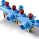 Quad WH13X26637 Washer Water Inlet Valve Assembly Compatible with GE GTW680BSJ5WS GTW680BSJ3WS GTW680BSJ6WS, k-78354 Washering Valve Fit GTW585 GTW685 GTW725 GTW750 PTW600 PTW605 PTW700 PTW705