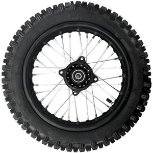 Rear Wheel Kit Rear 80/100-12 Wheel Tire and Rim For Yozma IN10 Dirt Bike