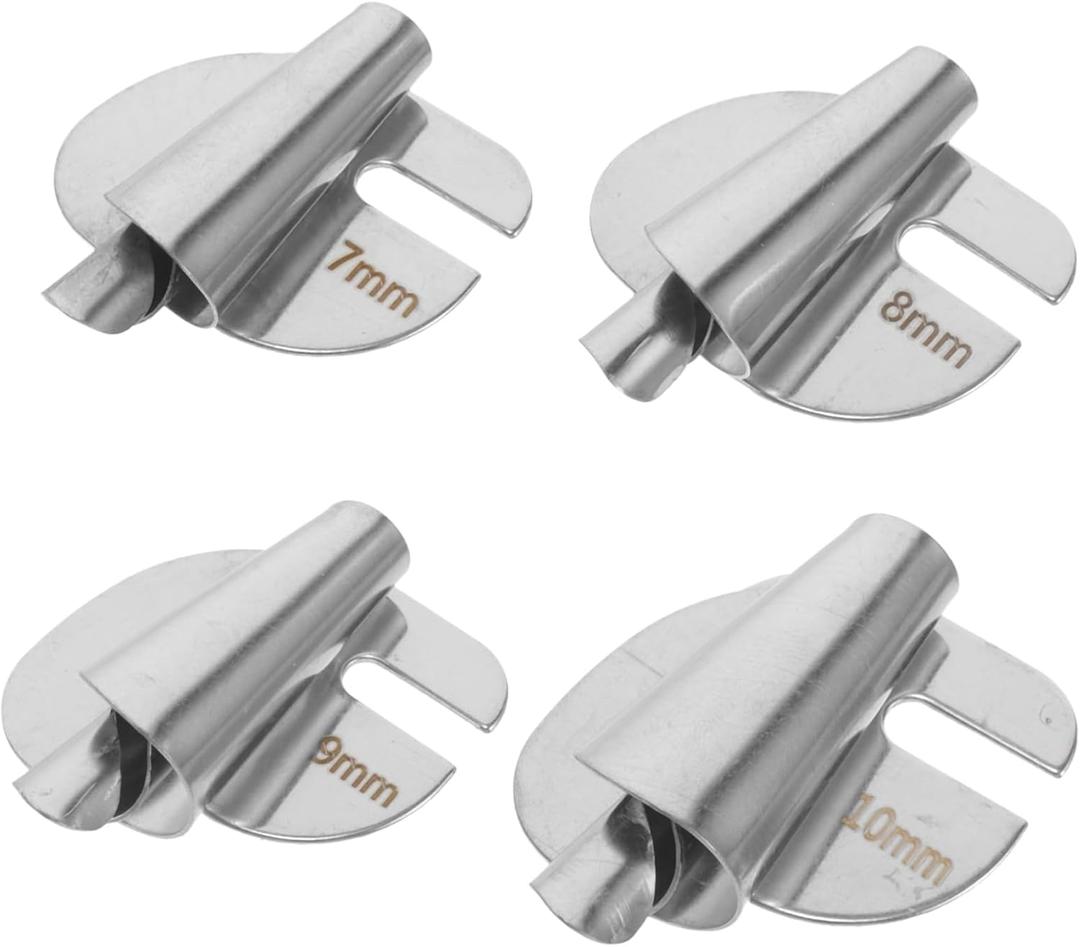 TEHAUX Sewing Machine Presser Foot Kit 7mm-10mm Rolled Hemmer Foot Set Attachment