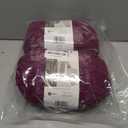 Bernat Blanket BB Burgundy Plum Yarn - 2 Pack of 300g/10.5 oz - 100% Polyester - #6 Super Bulky - 220 Yards - Knitting/Crochet