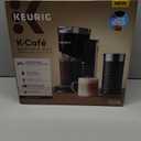 Keurig K-Caf Barista Bar Single Serve Coffee Maker and Frother, with 3 Brew Sizes, Hot and Cold Coffee Capabilities, 2oz Coffee Shot Button, Black