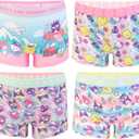 Hello Kitty girls 100% Combed Cotton Underwear in Sizes 2/3t, 4t, 4, 6 and 8 (4-pack Boyshort)