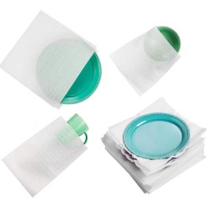 100 Cushion Foam Pouches & Sheets, Moving Foam Wrap Pouches, Protect mug, Cup, Glasses, China, and Dishes, Packing supplies, Packing Cushioning Supplies for Moving