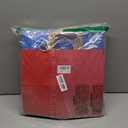 MIMIND 60 Pieces Large Kraft Gift Bags with Handles 12.6 x 9.8 x 4.3 Inch Colorful Paper Bags Large Goodie Bag for Grocery Birthday Holidays Party Favor DIY Craft (6 Rainbow Colors)