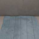 ROSMARUS Memory Foam Bath Mat 17' x 24', Water Absorbent Shower Mat, Thick Non Slip Bath Rugs with PVC Backing, Ultra Soft Bathroom Rugs for Floor & Tub, Aqua Blue