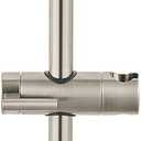 American Standard 1660730.295 Round Handheld Shower Head Slide Bar 30 inch, Brushed Nickel