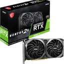 MSI Gaming GeForce RTX 3060 Ti LHR 8GB GDRR6 256-Bit HDMI/DP Nvlink Torx Fan 3 Ampere Architecture OC Graphics Card (RTX 3060 Ti Ventus 2X 8G OCV1 LHR) 