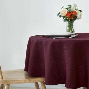 maxmill Square Jacquard Tablecloth Waterproof Spillproof Wrinkle Resistant Soft Weaved Design Table Cloth for Dinner and Party Washable Fabric Cover, Indoor and Outdoor Use, 60 x 60 Inch,
Rustic Brick