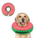 Supet Inflatable Dog Cone Collar Alternative After Surgery, Dog Neck Donut Collar Recovery E Collar, Soft Pet Cone for Small Medium Large Dogs