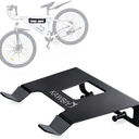 KAWBIYJ Bike Wall Mount With Shelf, Heavy-Duty Adjustable Bike Hanger, Multifunctional Wall Mount, Hold Up To 66lbs for Storage of Road, Hybrid Bikes in Garage, Home, Father Husband Birthday Gifts (White)