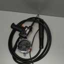 YESWELDER 150A Spool Gun LBT150, 10ft Cable Fits YESWELDER MIG-250 PRO/MIG-205DS PRO/MIG-185DS PRO/YWM-211P/YWM-200 MIG WelderEuropean Connector Welder with 2-Pin Control Switch