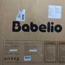 Babelio Baby Gate for Stairs & Doorways, 26-43" W 34" H Extra Tall| No Bottom Bar| Easy Installation| One-handed Operation| Auto-close| Hardware Mount (Drill Needed) Safety Dog/Pet Gate Indoor (Black)