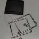 Newtons Cradle Balance Balls,Pendulum Balls with Black Base,Newtons Cradle Pendulum,Desk Decor for Men,Physics Toys,Metal Creative Ornament Crafts,Mind Bending Desk Sculpture - Black