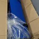 Canopy Chair Folding Camping Recliner Support with Carrying Bag, Blue