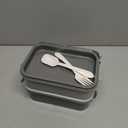 Adults Bento Box with Insulated Lunch Bag, 74oz Capacity 3 Stackable Leak-Proof Bento Box Built-In Utensil and Sauce, PFAS & BPA-Free, Microwave & Dishwasher Safe (Dusk Gray)