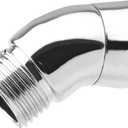 Shower Head Elbow Adapter, 135 Degree Solid Copper Spray Head Swivel Angle Adapter Handheld Hose Pipe Arm Extension Connector for Bathroom Handheld and Fixed Showers