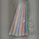 6 Pcs Easter Flameless Taper Candles 10.8 Inch Pastel Candles Battery Operated LED Candlesticks for Easter Dinner Table Home Party Decor