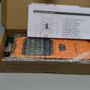 Stud Finder Wall Scanner - 5 in 1 Electronic Stud Detector with Upgraded Smart Sensor, Audio Alarm and HD LCD Display for the Center and Edge of Wood, AC Wire, Metal and Studs Detection (Amber)